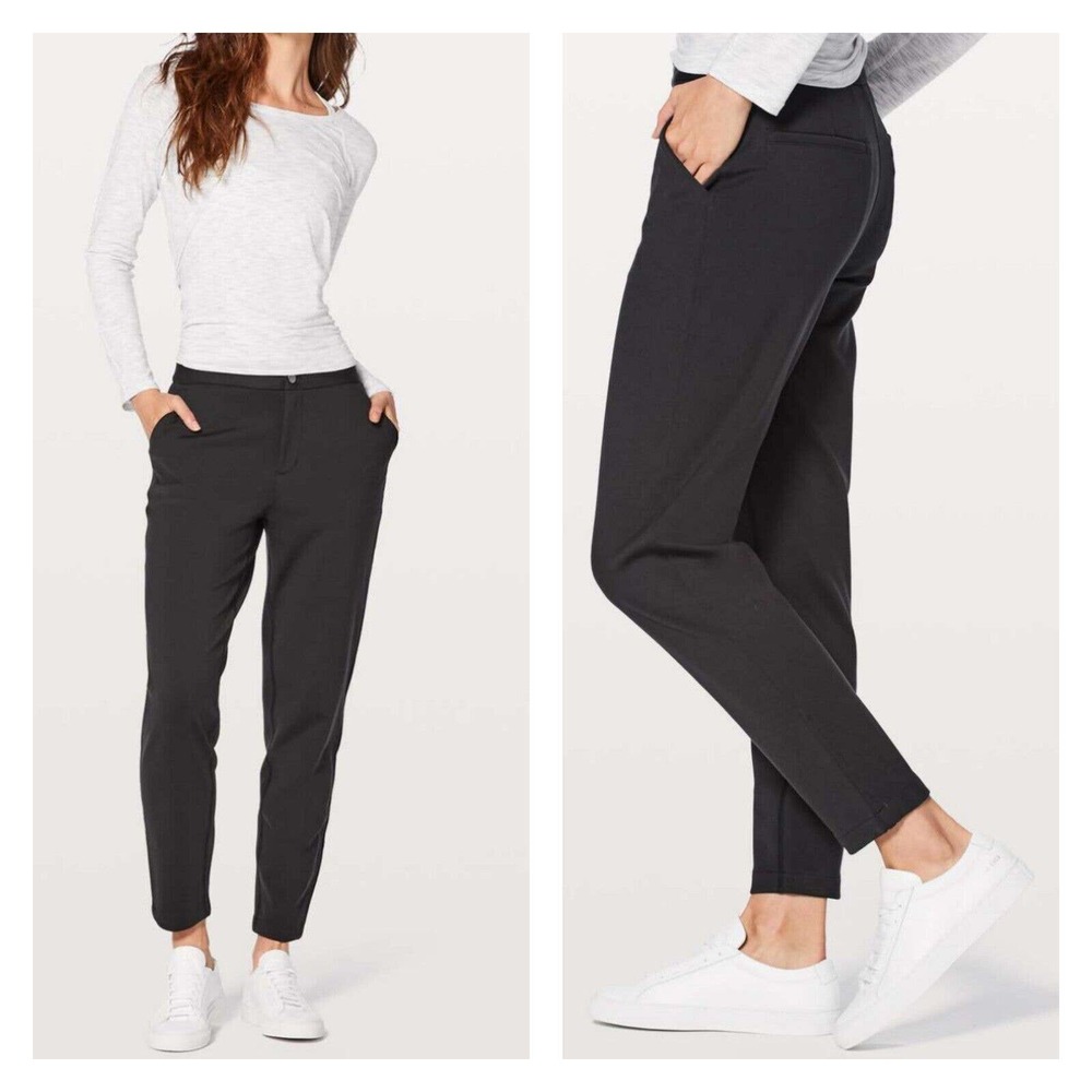 Lululemon City Trek Trouser zipper pocket reflective cuff ponte
